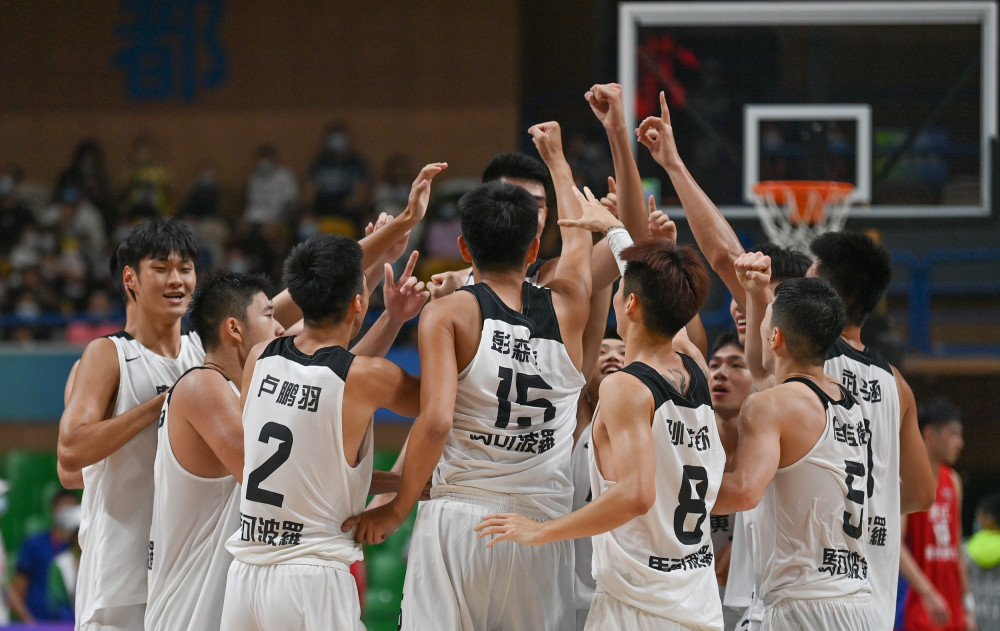 全运会篮球五人制男子19岁以下组决赛广东队夺冠