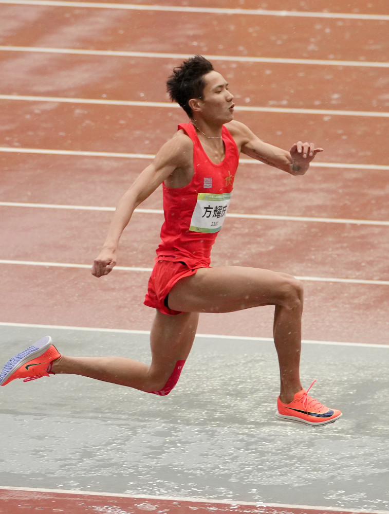 全运会田径男子三级跳远及格赛赛况2