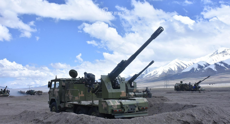 高原亮剑,解放军新式卡车炮现身!机动灵活适合高原作战_腾讯新闻
