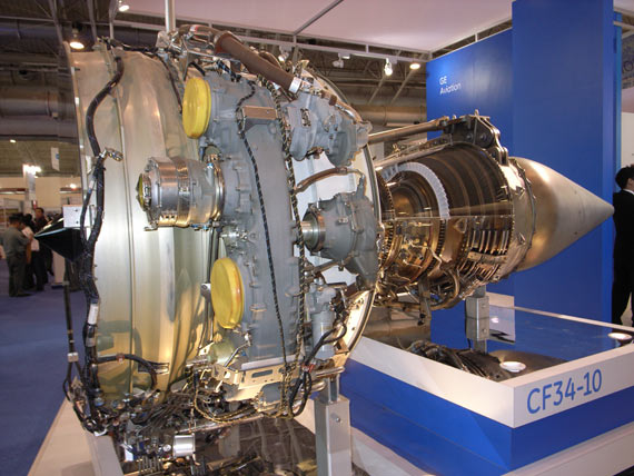 b-52早期使用的j57-p-1w涡喷发动机,最大推力44.