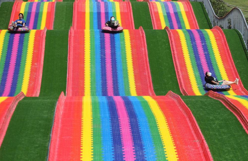 超330米宁波最长彩虹滑道国庆开放