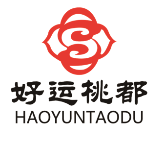 其logo设计也贯穿了肥城这种独有吉祥文化,整体采用红色,"中国桃都