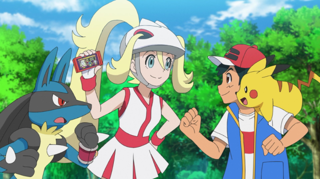 宝可梦科尔尼赠与小智mega套装路卡羁绊进化忍蛙完了