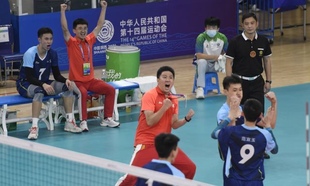 苦战五局!山东青年男排蝉联全运会男子排球20岁以下组冠军
