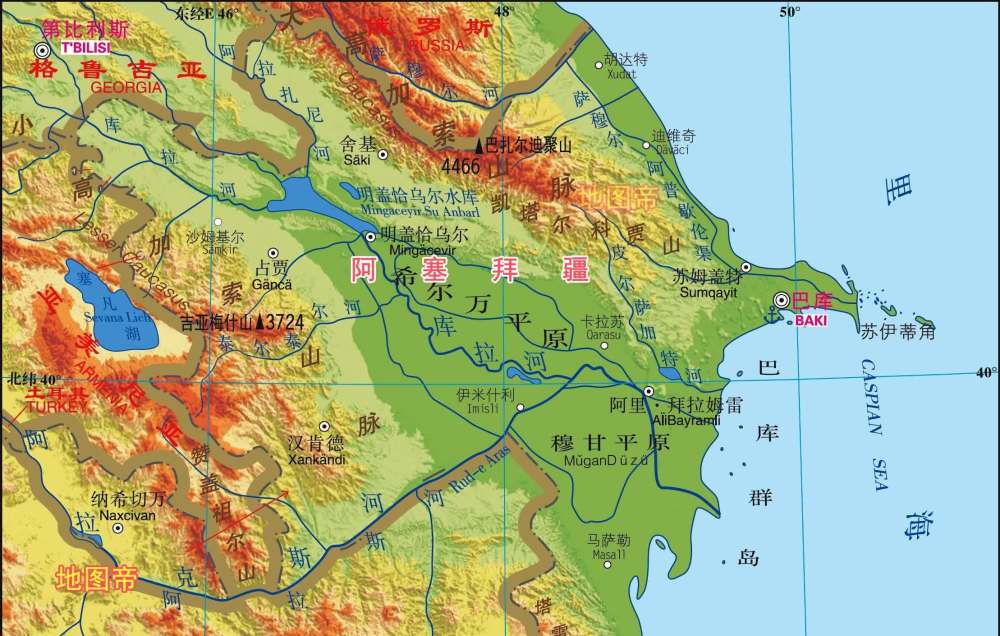 高加索战役地图图片