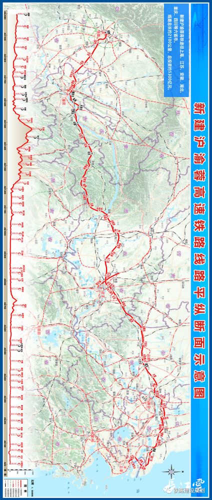 沿江高铁线路图公布途经恩施州3个县市