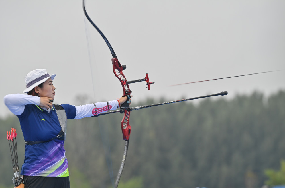 (全运会)射箭——女子反曲弓团体决赛:北京队夺金