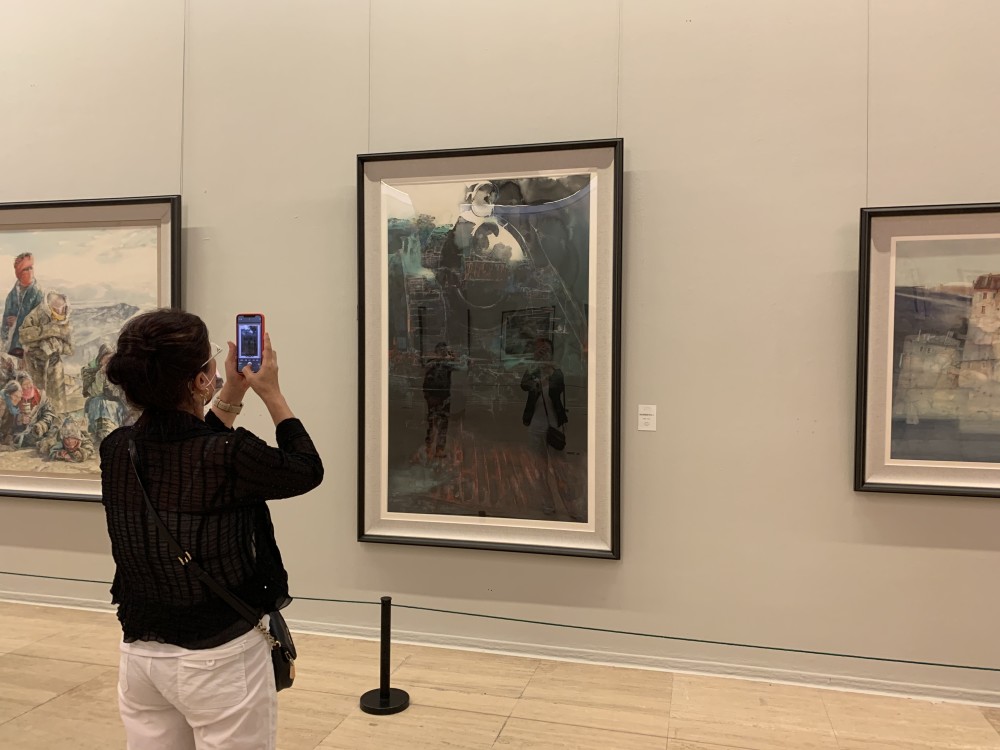 路雪 摄9月25日,由中国美术馆,青岛市人民政府,中国人民政治协商会议