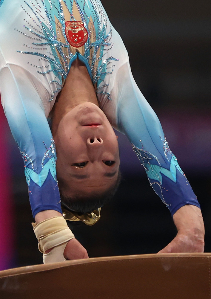 全运会体操女子跳马决赛赛况