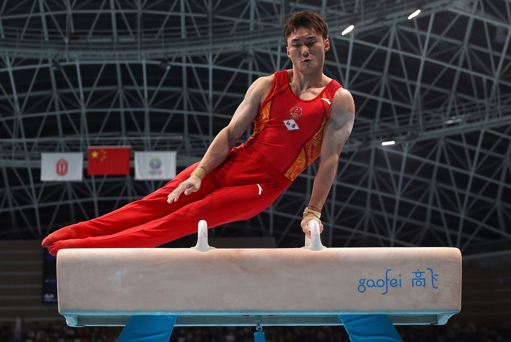 全运会体操男子鞍马决赛赛况