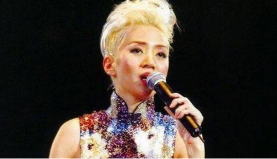 香港女儿梅艳芳长相偏硬朗些眼神有时冷冽有时幽怨些