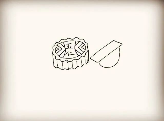 中秋简笔画中秋节简笔画月饼