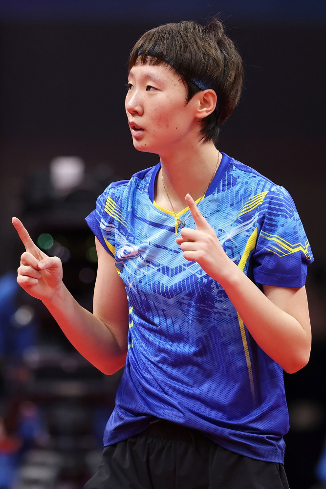 全运会乒乓球女子单打决赛王曼昱夺冠