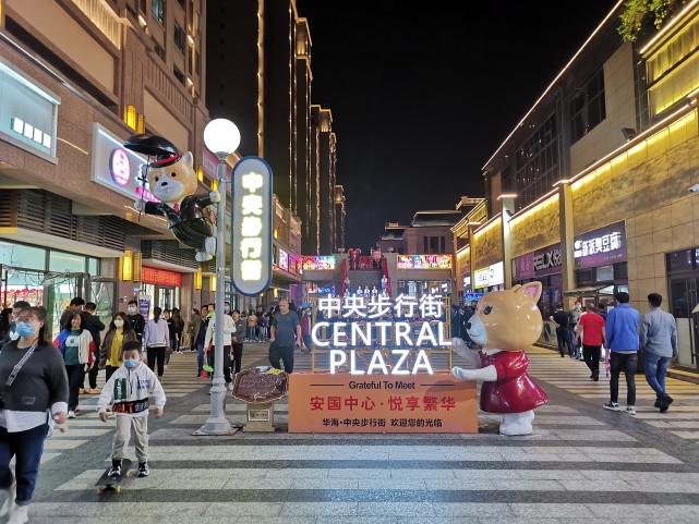 安國市華海·中央步行街景區.