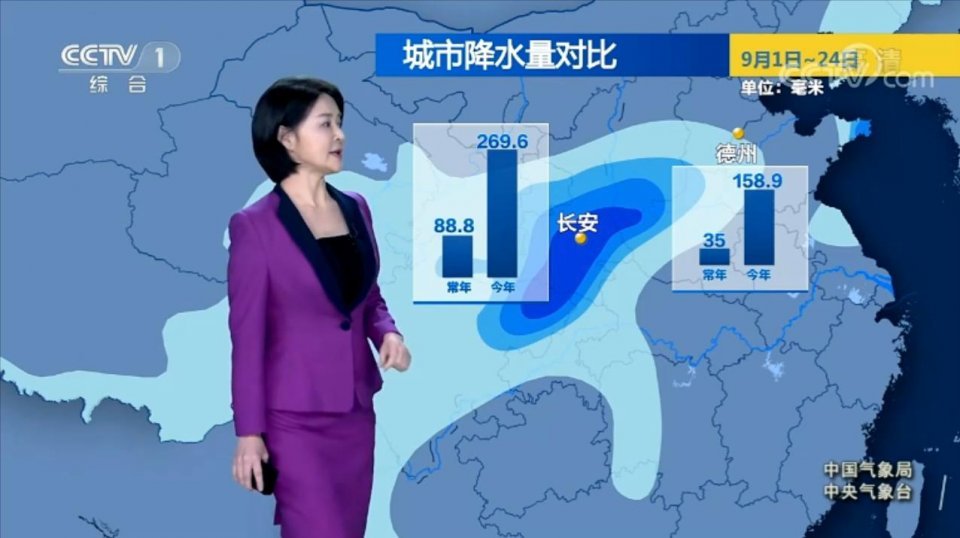 中央氣象臺9月26日天氣預報降雨一輪接一輪強降雨廣泛