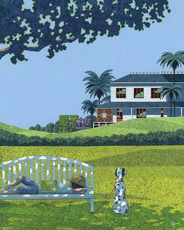 安田的画风清新可人色彩优雅