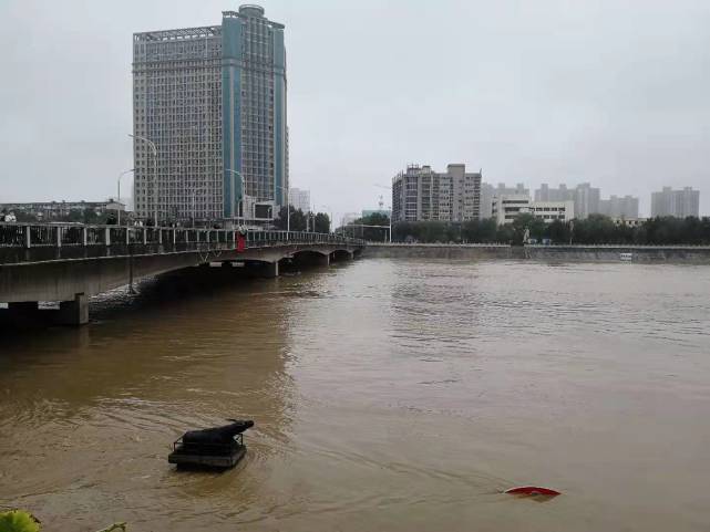 上游分洪正在过境周口 沙颍河水位明显上涨