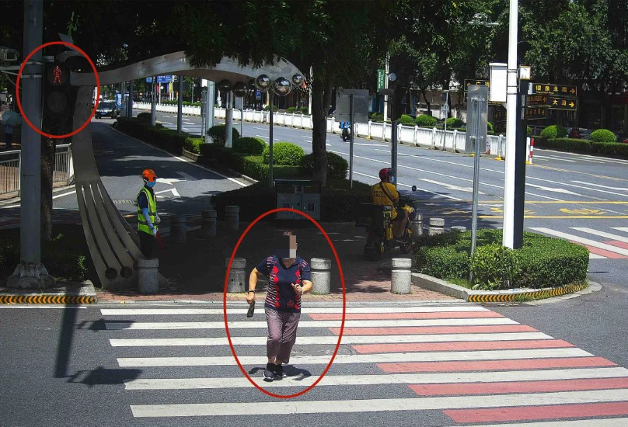 曝光清远这些行人过马路闯红灯的不文明行为被拍看看都有谁