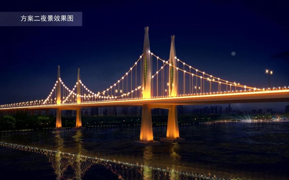 安康关庙汉江大桥来了四种桥塔型等你来选