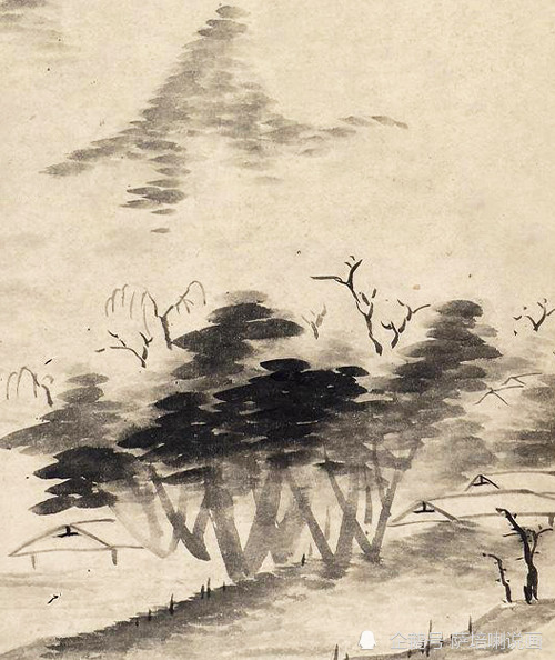 空明澄澈,诗意山水,倪元璐绘《云山图》_腾讯新闻