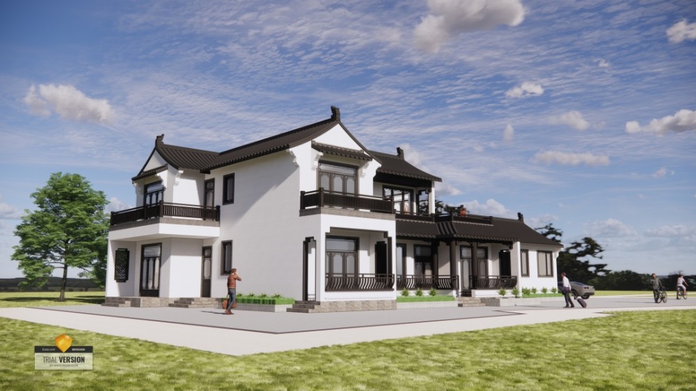 贵州二层中式别墅_腾讯新闻