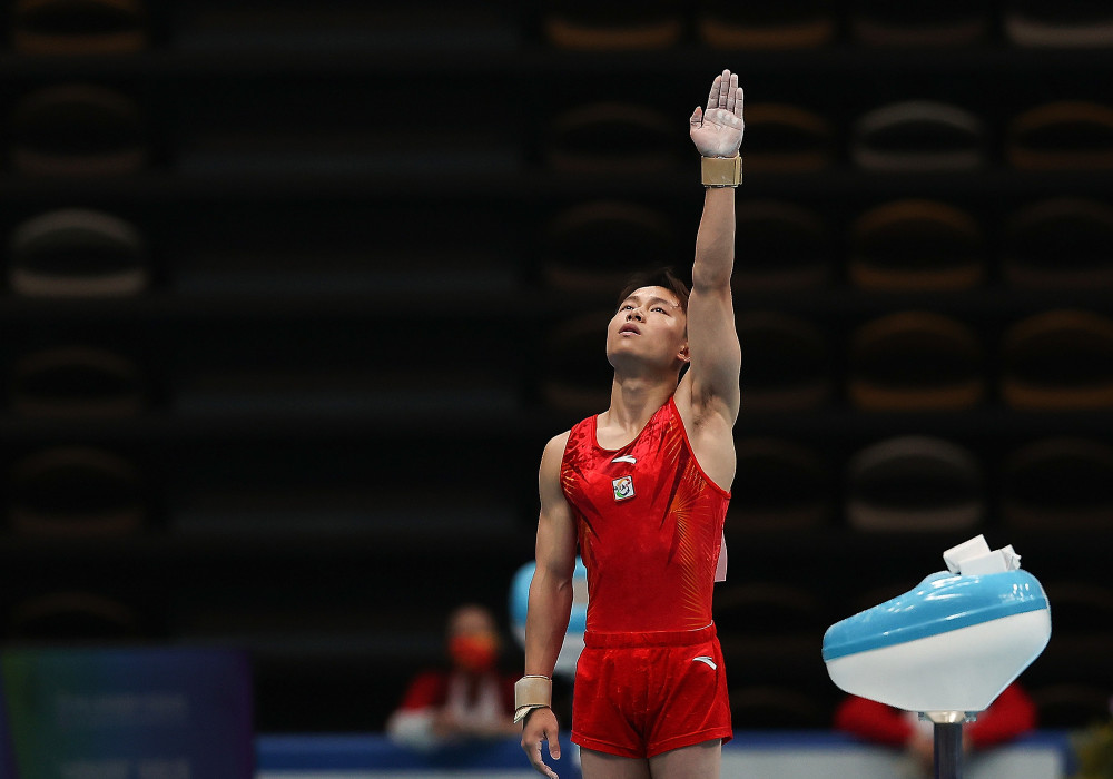 全运会体操男子跳马决赛赛况