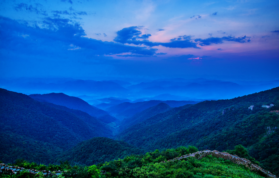 绿林山图片