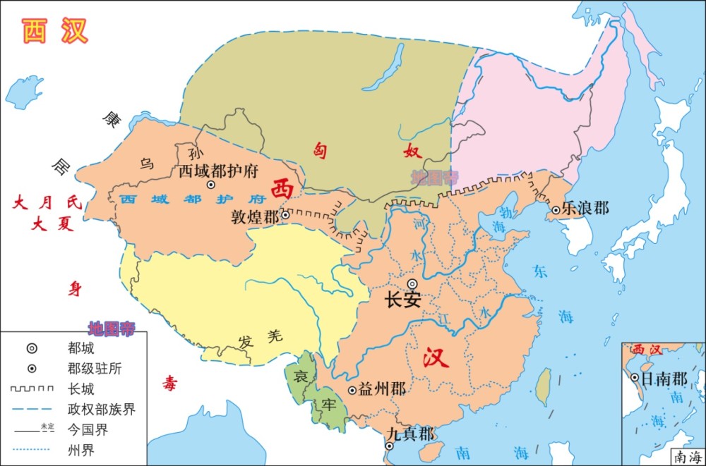 西漢東漢,西晉東晉,宋朝怎麼分為北宋,南宋?