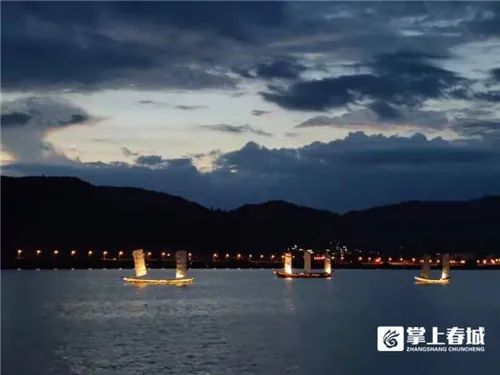 大象"上西山"了!国内面积最大激光秀就在滇池边