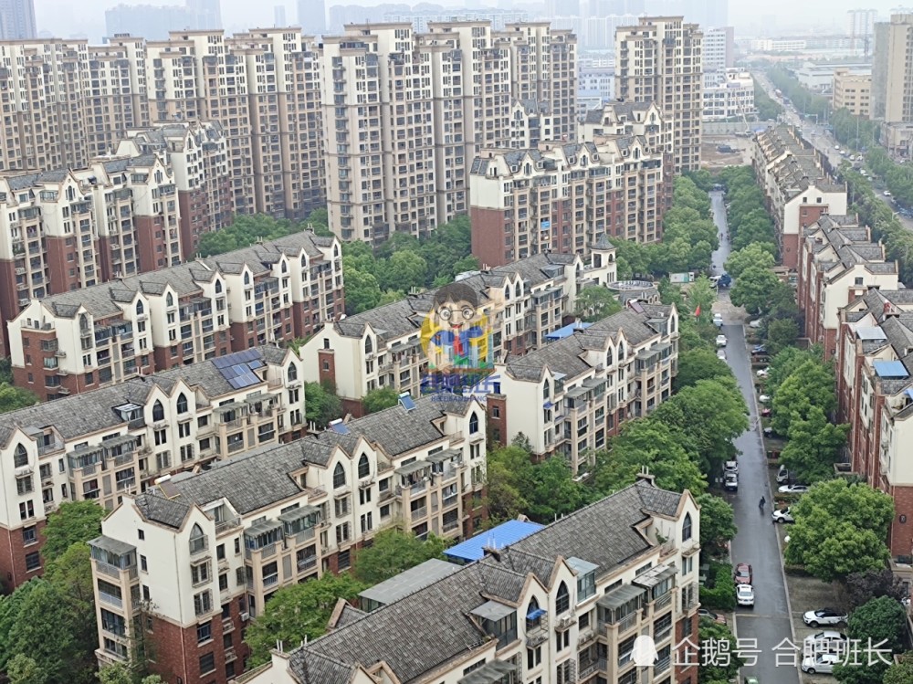 被经开区产证包围的肥西楼盘实探绿化不错的长安萨尔斯堡