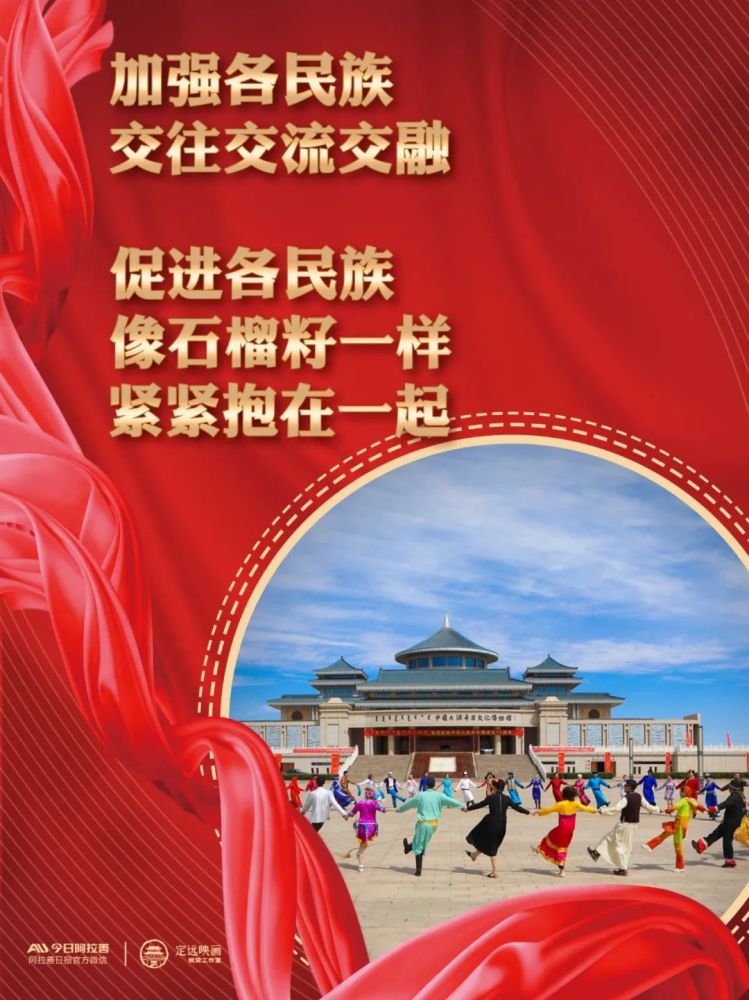 海报丨民族大团结圆梦新时代