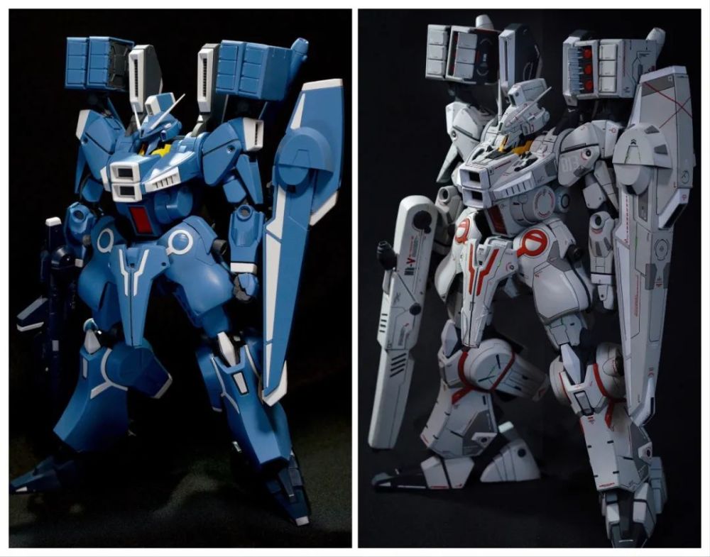 细节改造之后的高达mk5联邦配色