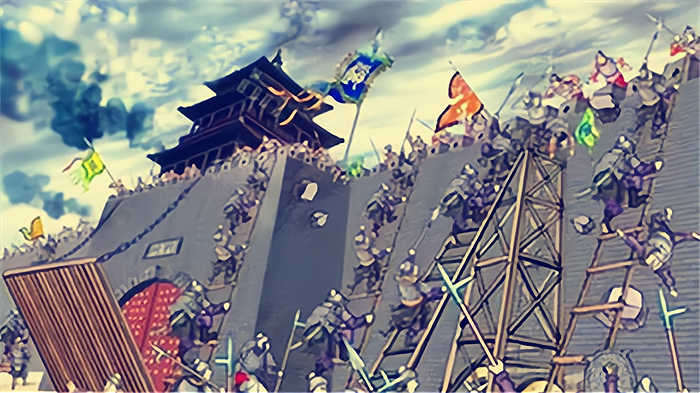 古代攻城战守城士兵为何不推倒梯子反而向下扔石头