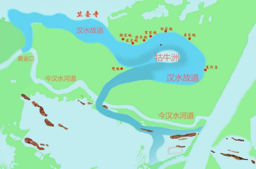 1465年至1487年间,汉水发生了一次改道.