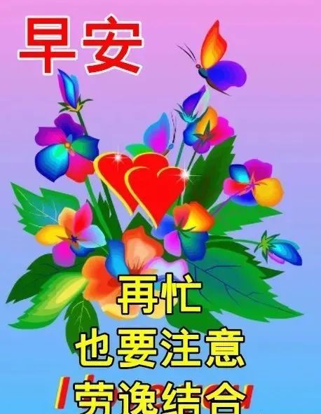 最新漂亮早上好圖片表情帶字和鮮花,早安問候語配動態圖片早上好祝福