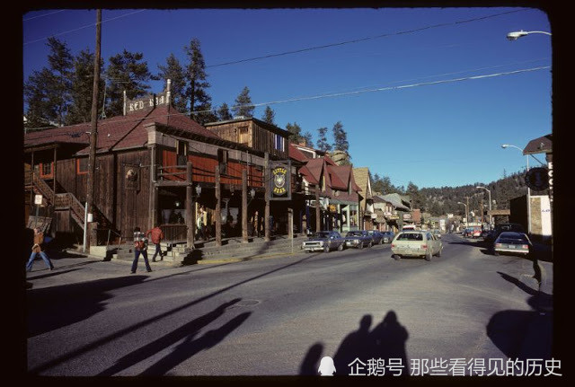 老照片1977年的美國丹佛一座美麗的城市