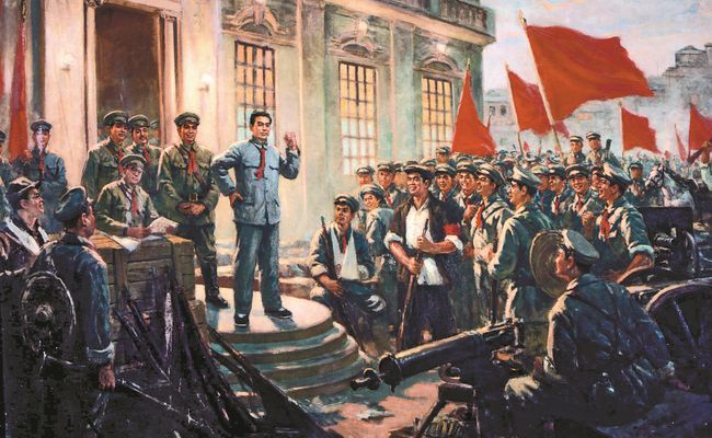 1927年3月,恩来同志密召彭干臣化名何樾,并让他从武昌卫戍部队中抽调