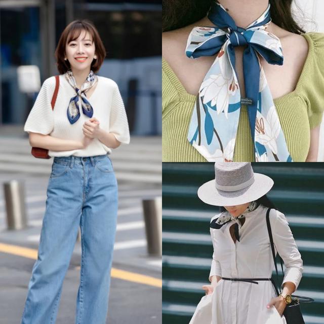分享长条丝巾的时髦新围法教你这6种搭法提升气质和品味