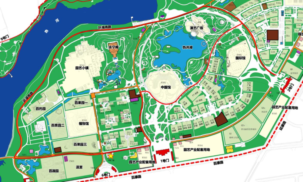 世園公園園區開放及電瓶車路線臨時調整