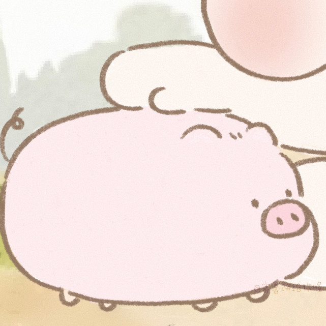 猪猪和兔兔の爱情故事可爱情头