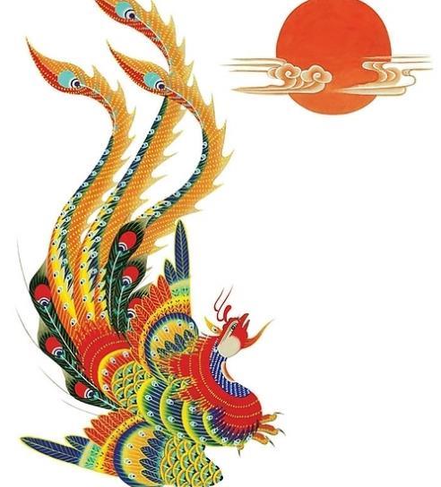 凤凰是中国传说中的一种神鸟,被誉为"百鸟之王",雄鸟名"凤",雌鸟为"凰