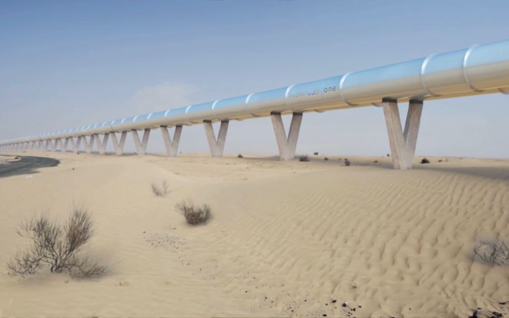 迪拜超级高铁真空环境的子弹列车一不小心就会睡过站