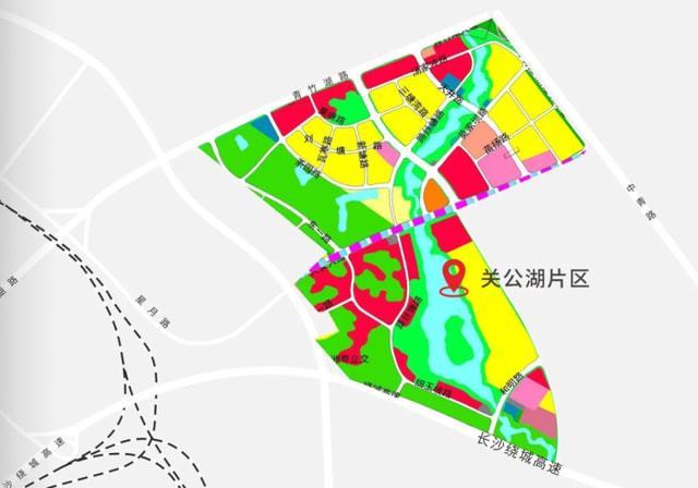 城北未來之星長沙關公湖片區規劃5818畝濱水新城