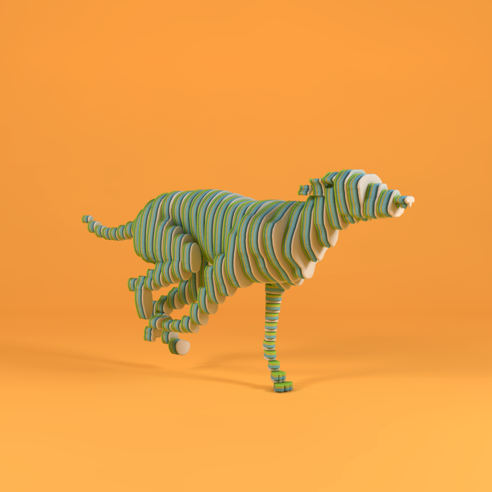 4d风格设计作品立体感
