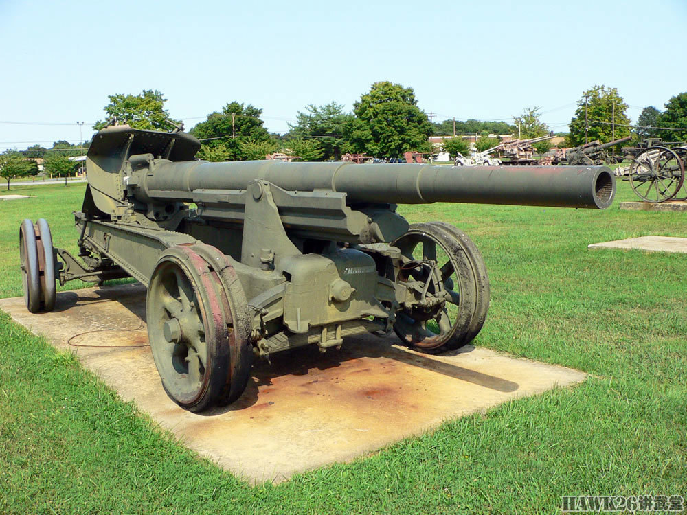 图说美国第一种远程火炮长腿汤姆二战经典155mm加农炮