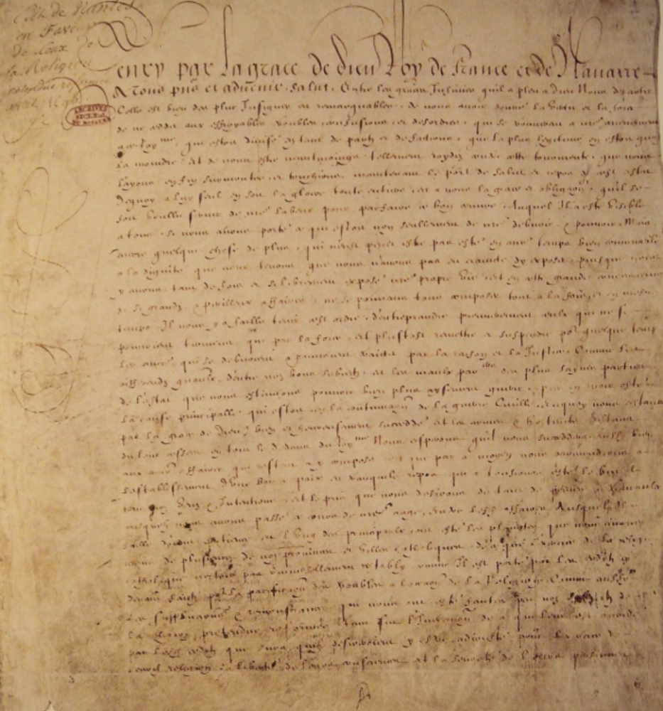 南特敕令:法国开启宗教宽容的先河_腾讯新闻