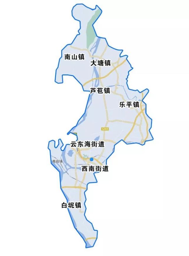 佛山三水区各镇地图图片