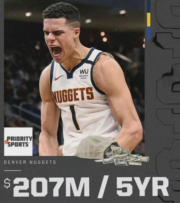 掘金 小波特这波怎么说？称自己配不上顶薪，来NBA想挑战詹姆斯