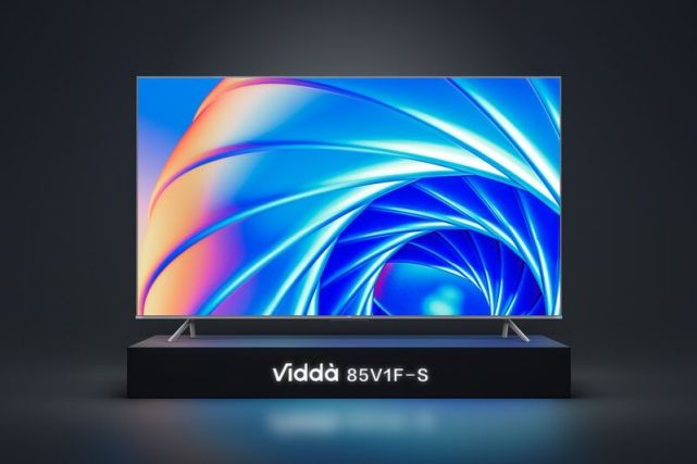 《85英寸巨屏仅售7999元 游戏观影神器Vidda 85V1F-S震撼发布》