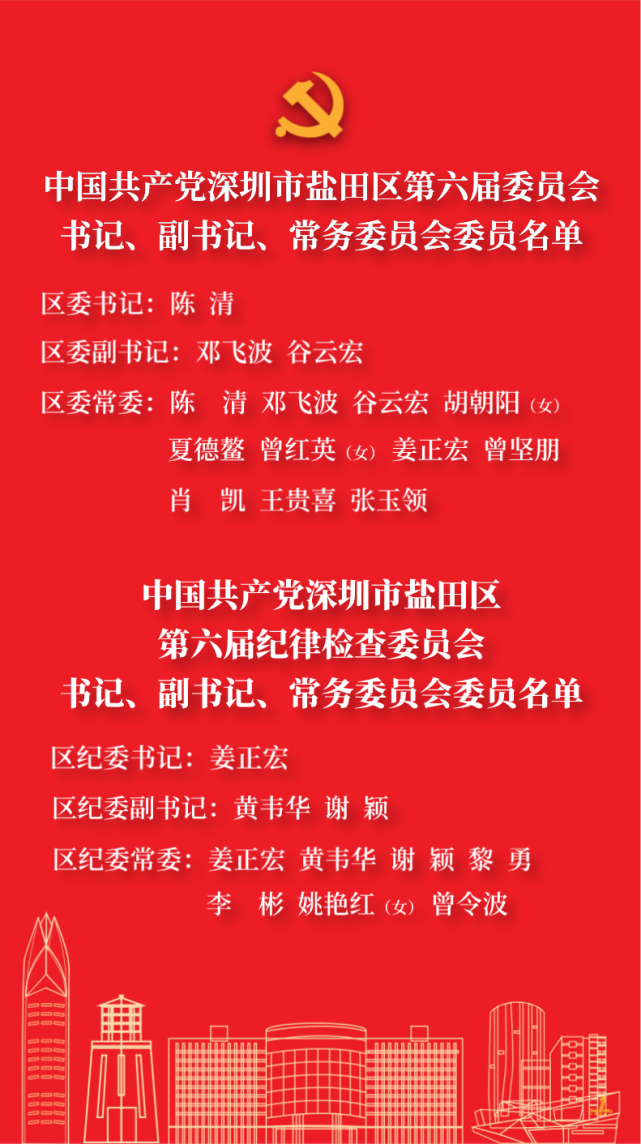 深圳各区换届再有多区区委领导班子产生丨深政人事